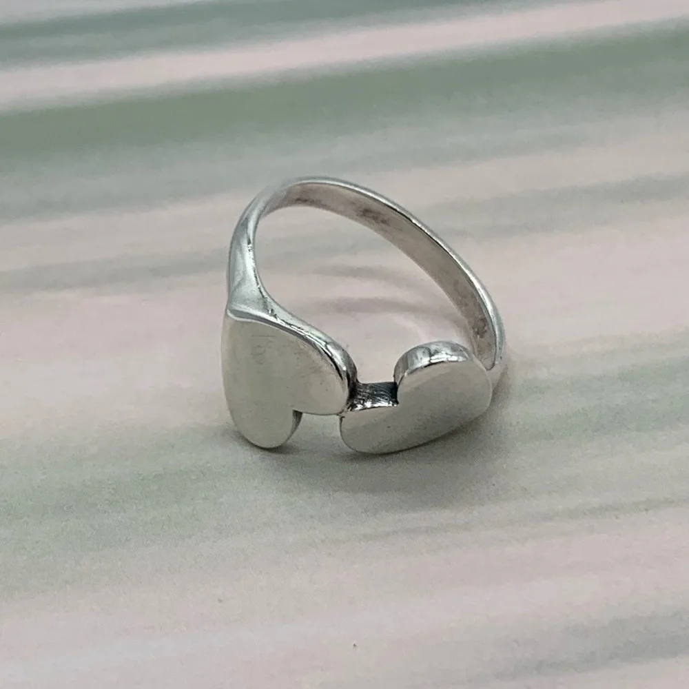 💝Super rare RETIRED double heart James Avery ring! Perfect for Valentine’s Day! - Picture 5 of 8